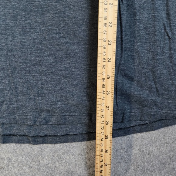 Lululemon T-Shirt Mens Large Gray Heather Short Sleeve Athletic Essential Casual - Picture 5 of 7